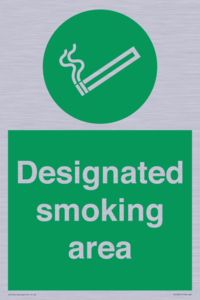 Designated smoking area